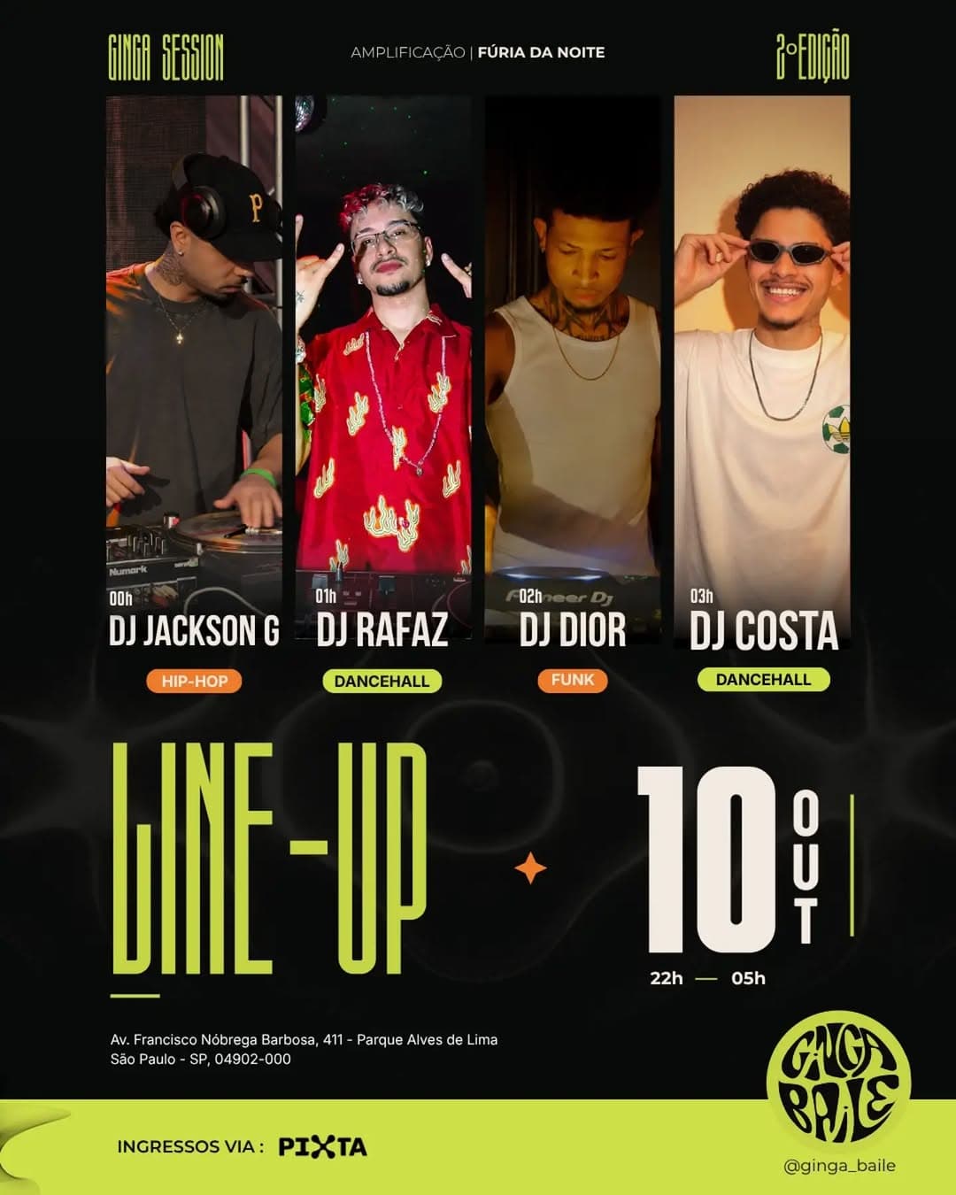 Esperamos todos vocês nas gravações dos 4 sets desse line quente 🔥 🔥 🔥